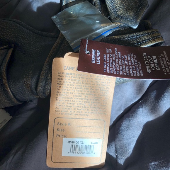 Milwaukee Unisex Brown Leather Chaps:XL - Picture 5 of 5